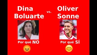 Dina Boluarte vs Oliver Sonne