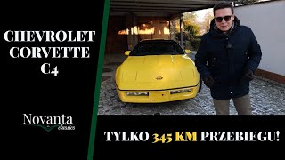 CORVETTE C4 Z PRZEBIEGIEM 345 KM! Sprawdź nowy 40 letni samochód...