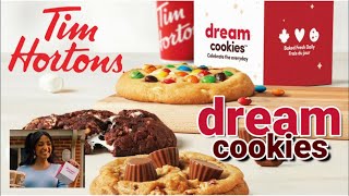 NEW! Tim Hortons Dream Cookies! June 2023