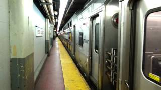 NJT ALP-46 w/ Bi-Level Cars Departing Penn. Station (NYC)