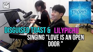 Toast & Lily singing " Love is an Open Door " Frozen | Offline TV Musical