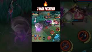 YU ZHONG (3 MAN PETRIFIED) -MLBB🔥 #shorts #mlbb #mobilelegends #mobilelegendshighlights