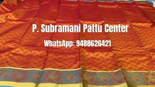 P. Subramani Pattu Center|9488626421|கைத்தறி பட்டுப் புடவைகள்|#kanjivaram #silksaree #diwali #shorts