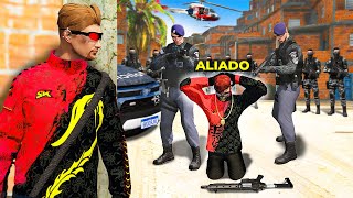 🚨O policia PRENDEU O GERENTE da FAVELA!! (Gta 5 RP) felipe sacola