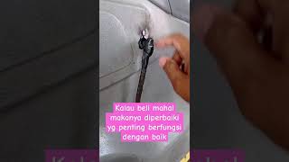 Handle pintu rusak, modif kebangetan murahnya modal lem #bengkelmobil #bengkelmobilterdekat