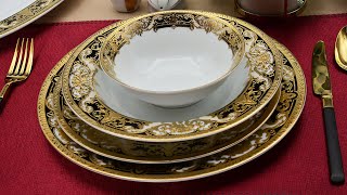 vintage bone china dinner set customizable Products | KAROSA