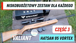 Wiatrówka Hatsan 95 Vortex 5.5mm & Luneta Valiant część 3