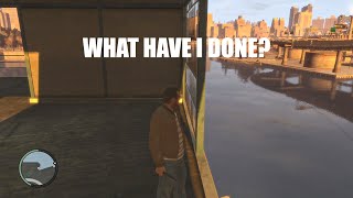 Niko's reaction to his first murder in Liberty City | GTA IV