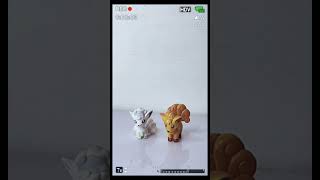 Api atau es? Vulpix berbagai rasa #actionfigures #pokemon #shorts