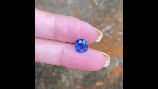 Sapphire An Phú - no heat TL: 2.33cts Có rạn âm #kiều_bích_ngọc #gems #shortvideo #shorts