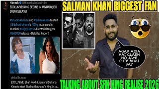 Salman khan Biggest Fan !! Reaction on SRK King Movie On Eid 2026 Clash With Salman Bhai😱😱😱#king