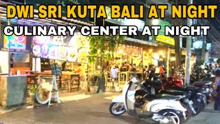 SUASANA MAlAM MINGGU JALAN DEWI SRI KUTA BALI MALAM HARI | BALI TODAY