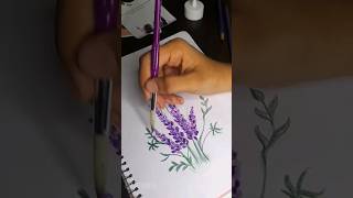 simple art with water colour pencils🤍#art #trending