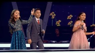 Kendrika Vs Asbin Vs Aanchal -"Chariko Ghar Gudaima"||The Voice Of Neoal Kids S3||The Battle Round