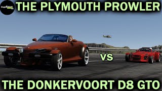 The Donkervoort D8 GTO vs The Plymouth Prowler @ Brannockbrae AC Raceway