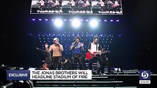 Jonas Brothers to headline 2024 Stadium of Fire concert