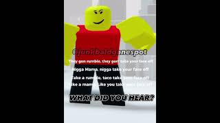 What do you hear? #shorts #foryou #funny #roblox #sus