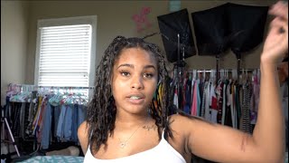 Wash Day After 1 Month Old Faux Locs