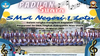 KONTINGEN SMA NEGERI 1 LOTU PADA LOMBA PESPARAWI SE-KAB NIAS UTARA