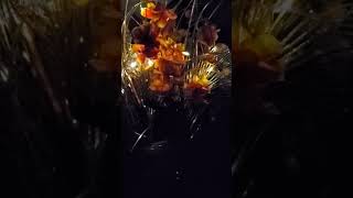 Fall Floral Decor Idea with Lighting #falldecor #simplefalldecor #homedecor #fall #fallvibes