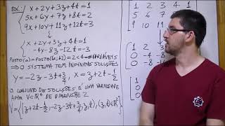 Álgebra Linear: Aula 18, Eliminação II