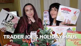 TRADER JOE'S HOLIDAY HAUL 2019 🎄ADVENT CALENDARS, PEPPERMINT TREATS, BOOZE, & AFFORDABLE GIFT IDEAS