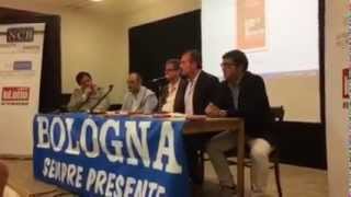 Bologna , 12/ 5/15. L'intervento del Sindaco di Napoli Luigi de Magistris, "Con il Sud Si Riparte"