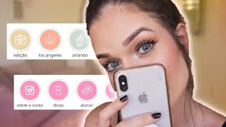 COMO FAZER DESTAQUES PERSONALIZADOS NO INSTAGRAM!!