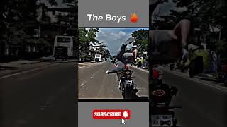 Motorcycle stunt Girls VS Boys🔥