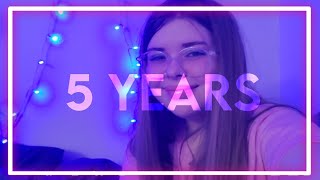 5 years on YouTube.