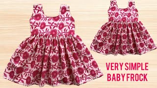 Latest summer baby frock Cutting and stiching | Printed cottonBaby Frock Making Tutorials