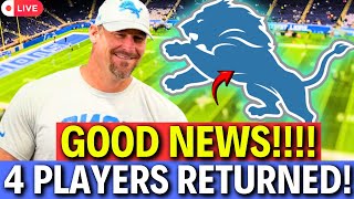 AMAZING NEWS! 4 STARS RETURNING TO THE LIONS! FANS AT PARTY! DETROIT LIONS NEWS