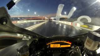 RC51 Hits Oil On Drag Strip