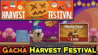 GACHA HARVEST FESTIVAL 2022 - DAPET 2 ITEM EPIC🤯!! | GROWTOPIA INDONESIA