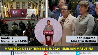 #EnVivo Conferencia mañanera del Presidente AMLO en vivo | Martes 24 de Septiembre del 2024