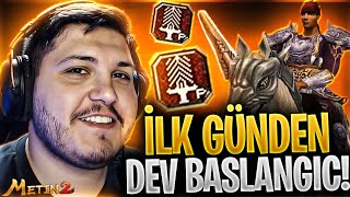 2 SAVAŞÇI İLE HARD SERVERE DEV BAŞLANGIÇ ! İLK GÜN HASILATI | Metin2 SEZAR2 #1