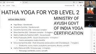 INTRODUCTION OF HATHA YOGA | FOR YCB LEVEL 2 MINISTRY OF AYUSH GOVT OF INDIA | SWAMI VIVEKANAND YOGA