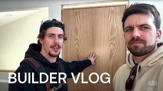 Builder Vlog #01: Curing concrete in 0 degrees & an elusive door reveal.