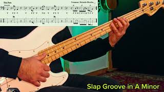 Slap Groove in A minor + TAB