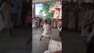 Women of St Thomas Orthodox Church Karthikapally perform Margamkalli a Christian art form.