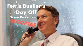 Bloopers from FERRIS BUELLER'S DAY OFF  Scene Recreation (Cameron's Introduction)