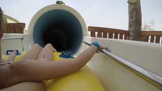 Slither’s Snake Water Slide at Yas Waterworld.