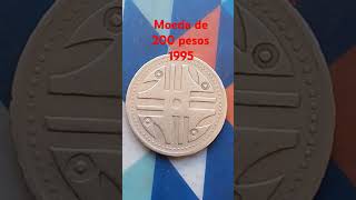 #moeda de 200 pesos de 1995