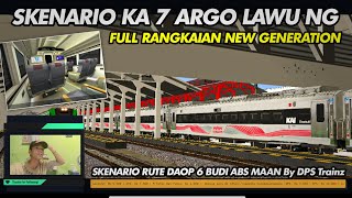 DINAS SKENARIO KA 7 ARGO LAWU NEW GENERATION (Solo Balapan - Kutoarjo) Trainz Simulator Android