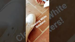 Cleaning of White Snickers #white #snickers #eid #cleaning #homemade