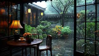 The soothing sound of rain is the music played by nature, Helps relax and sleeping