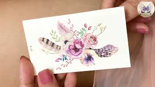 Temporary Tattoo - Flower #temporarytattoo #tattoo #sticker #flower #flowers