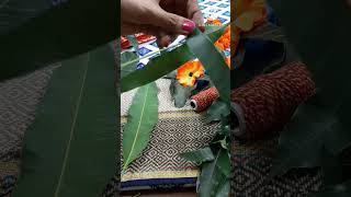 DIY Diwali Decoration Ideas 😯💡 | Asan aur Sasta Toran Decoration 😍 #short #trending #diy