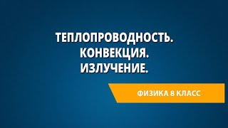 Теплопроводность. Конвекция. Излучение