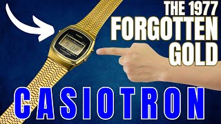 casios first gold watch of 1977 - but nobody remembers it #casio #vintagecasio #vintage